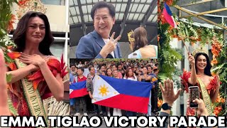 Miss Grand International Emma Tiglao Homecomingfull Video Emma Tiglao Victory Parade W Papa Nawat