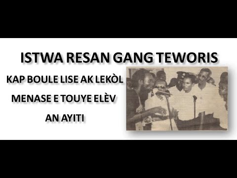 Istwa Gang peyi dayiti soti 1995 rive 2019