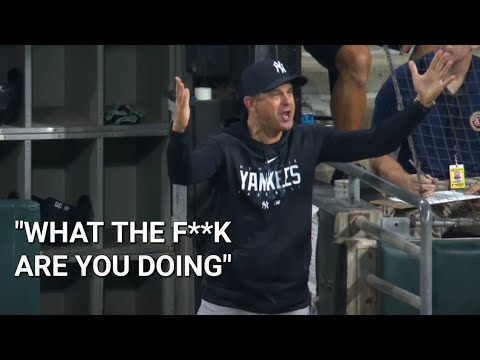 Aaron Boone Ejected!! Epic argument with Laz Díaz.