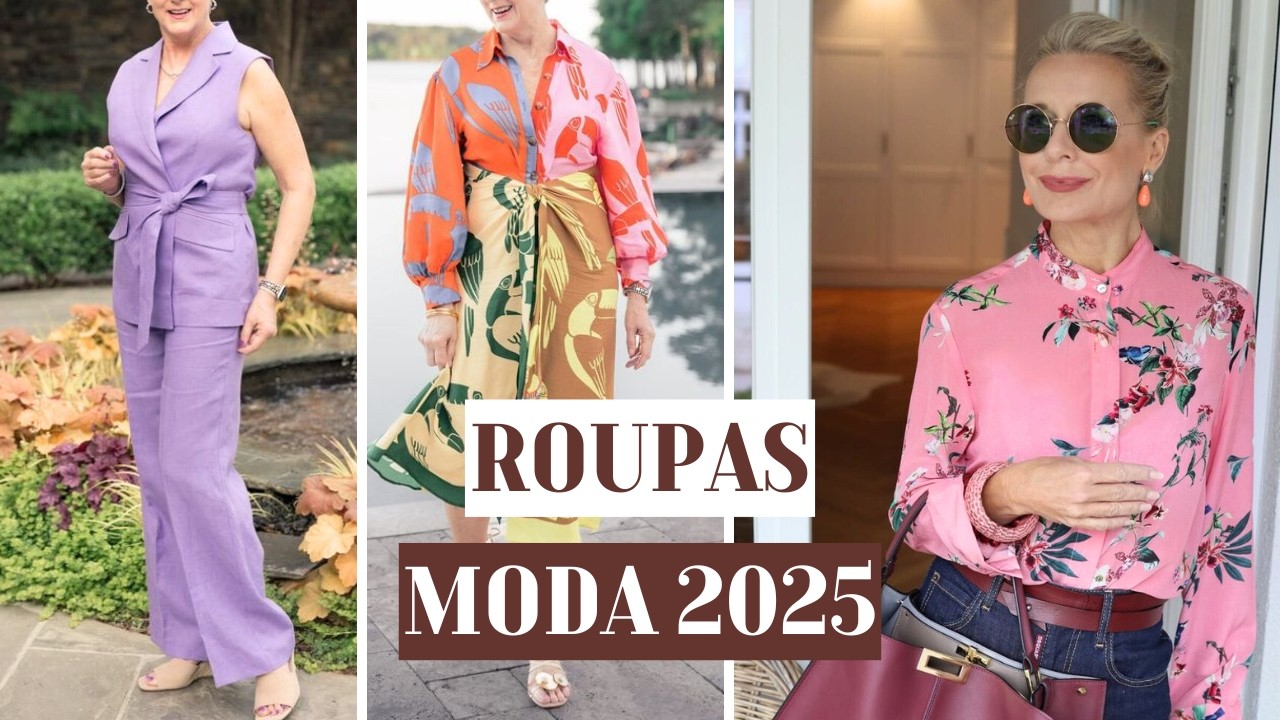 ROUPAS DE MODA 2025 para SENHORAS de 50 60 70 80 anos - ROUPAS para ...