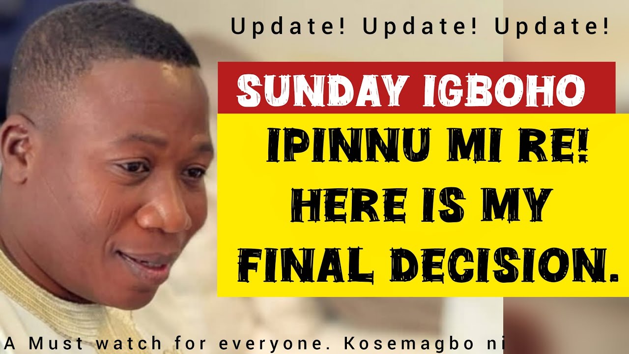 YORUBA! SUNDAY IGBOHO TI SE IPINNU RE O, HERE IS MY FINAL DECISION - NO GOING BACK, A MUST WATCH!