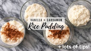 Classic RICE PUDDING | Traditional creamy how to make recipe