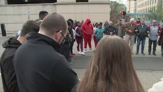 Jayland Walker grand jury decision: Community prays for peace in Akron at vigil
