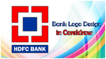 HDFC Bank Logo Design in CorelDraw 2023 - Learn CorelDraw 2023 Tutorial|How to draw HDFC Bank  Logo