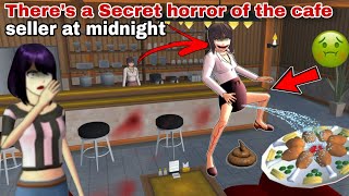 سر رعب بائعه المقهى There's a Horror Secret place cafe seller at midnight | SAKURA SCHOOL SIMULATOR