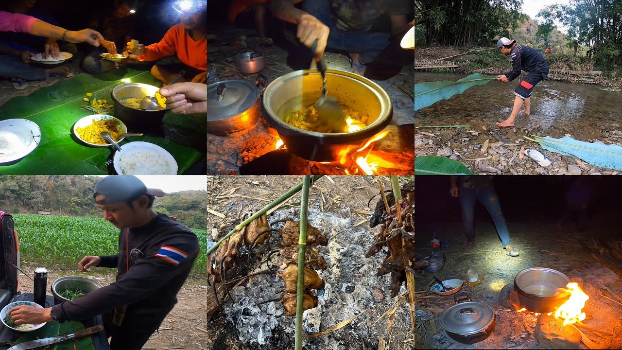 Hunting Sawsay🐿️🐁ดักหนูนาทำอาหารกินบ้านๆช่วงหน้าหนาว