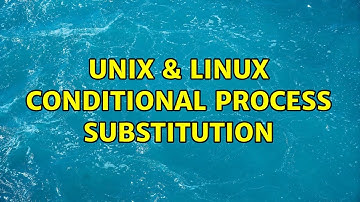 Unix & Linux: Conditional process substitution (3 Solutions!!)
