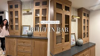 DIY a Built in Bar with me!