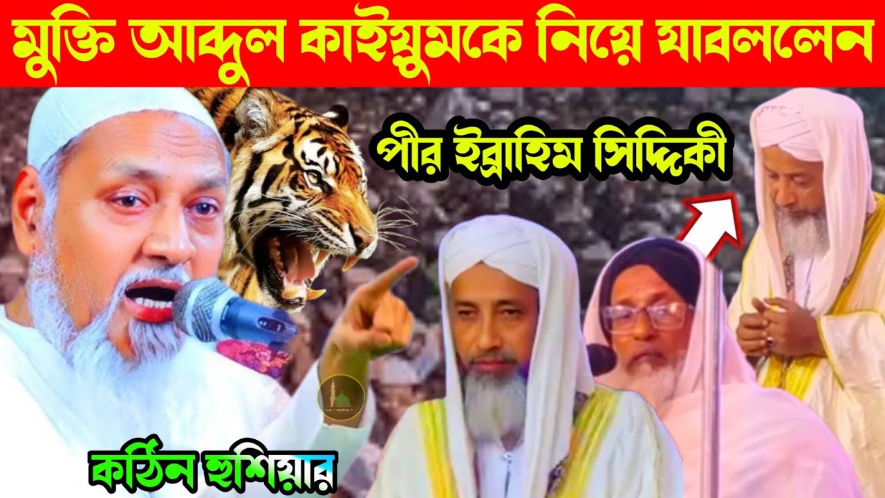 মুক্তি আব্দুল কাইয়ুমকে নিয়ে যাবললেন পীর ইব্রাহিম সিদ্দিকী কঠিন হুশিয়ার#sa_madina_tv 