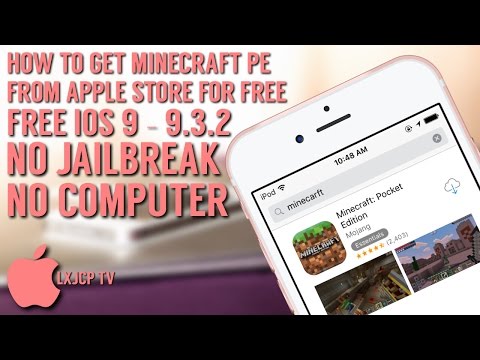 How To Get Minecraft PE From App Store Free(iOS 9 - 9.3.2)(NO Jailbreak/PC)iPhone, iPad, iPod Touch