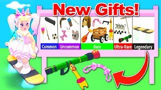 I Got ALL The NEW LEGENDARY Gifts From The NEW UPDATE in Adopt Me(Roblox)