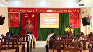Khai giảng Lớp bồi dưỡng lý luận chính trị cho đảng viên mới đợt 1 năm 2023 tại huyện Côn Đảo