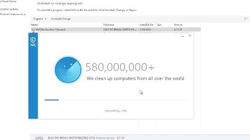 Uninstall Yet Another Cleaner 6.7 on Windows 10