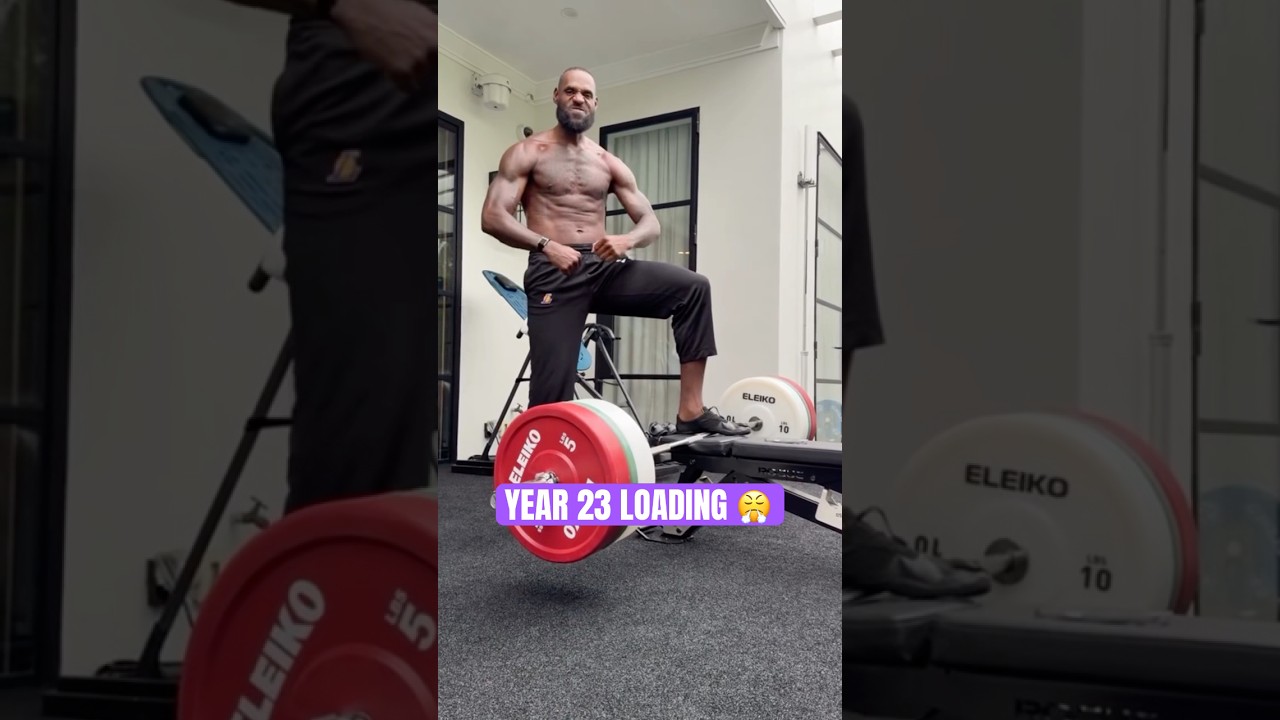 LeBron in the lab getting ready for year 23 💪