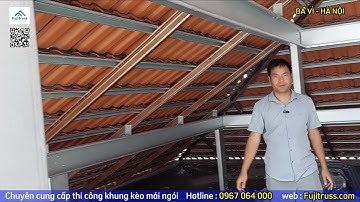 Thi công hệ 3 lớp thép nhẹ tại Ba Vì - Hà Nội