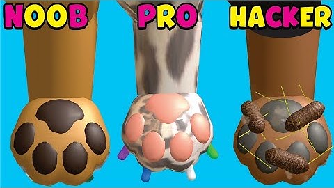 NOOB vs PRO vs HACKER in Paw Care