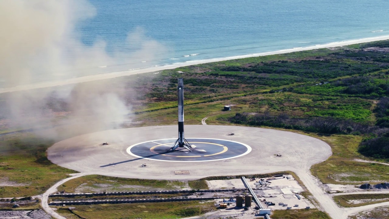 CRS-13 | LZ Landing Footage - CRS-13 | LZ Landing Footage