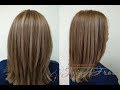 Окрашивание волос в бежево  карамельный цвет Прямой эфир в Инстаграм
