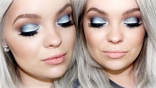Icy Blue Smokey Eyes - Makeup Tutorial | Brianna Fox