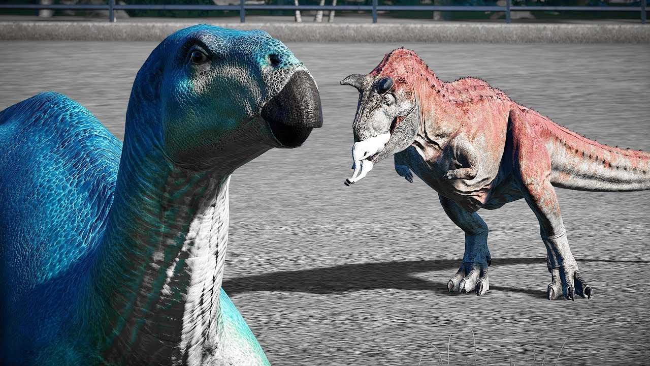 Carnotaurus vs iguanodon