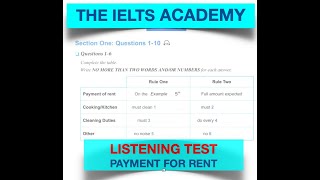 PAYMENT OF RENT - LISTENING TEST (HD) screenshot 4