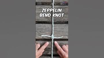 The Zeppelin Bend Is the Most SECURE and EASY-TO-TIE Bend Knot #Shorts #Knots #Bendknot