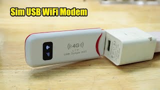 Review LTE 4G USB Modem with Wi Fi Hotspot 150Mbps
