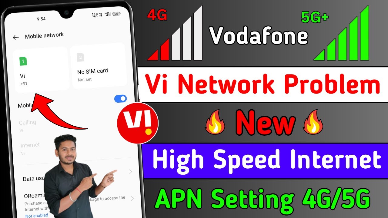 Vi Apn Settings For Fast Internet | Vi Network Problem Today | Vi New ...
