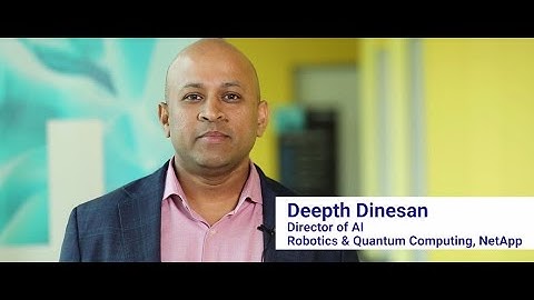 Deepth Dinesan, Director, NetApp, exploring innovation and outcomes with ONTAP AI at the DVC