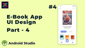 Ebook App UI Design Part - 4 | Android UI Design Tutorial | UiUX Tutorial