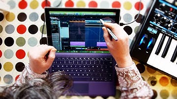 Surface Pro 3 Music Production Timelapse
