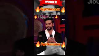 systummm Elvish Yadav is win Bigg boss ott season 2 #elvish #elvishwinner