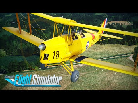 Ant's Airplanes DH82 Tiger Moth | Full Flight Review | Microsoft