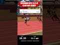 Freshman hits 11.01 in 100m and 23mph