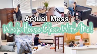 NEW WHOLE HOUSE CLEAN WITH ME | ACTUAL MESSY HOUSE | MESSY HOUSE TRANSFORMATION