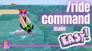 How to use the new /Ride command - Easy Minecraft Tutorial