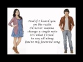 You're my favourite song - Camp Rock 2 (lyrics) Demi Lovato, Joe Jonas