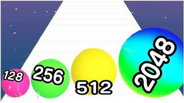 Ball Run 2048 - Gameplay Walkthrough - Max Levels (Lvl 1-20) #2048 Android/IOS