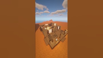 How to Build this WILD WEST Home!!! 😯| Minecraft 1.19 Medieval Build | #shorts #trending