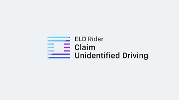 Claim Unidentified Driving - ELD Rider