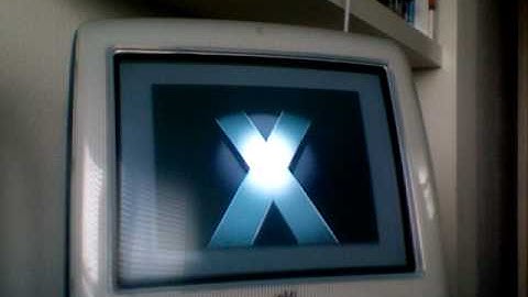 mac osx tiger on Imac g3 600MHZ