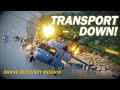 Drone Recovery Mission gone BAD! | DCS UH-60L Cargo Mission