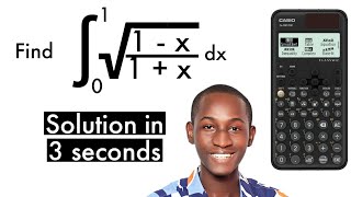 How To Find Definite Integral Super Fast In Casio Fx-991 CW (New Method!)