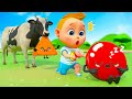Its a night party  fun dairy cow counting song  super sumo nursery rhymes  kids songs