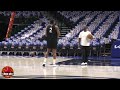 Kawhi leonard shooting workout at clippers practice ahead of game 3 against the mavericks hoopjab
