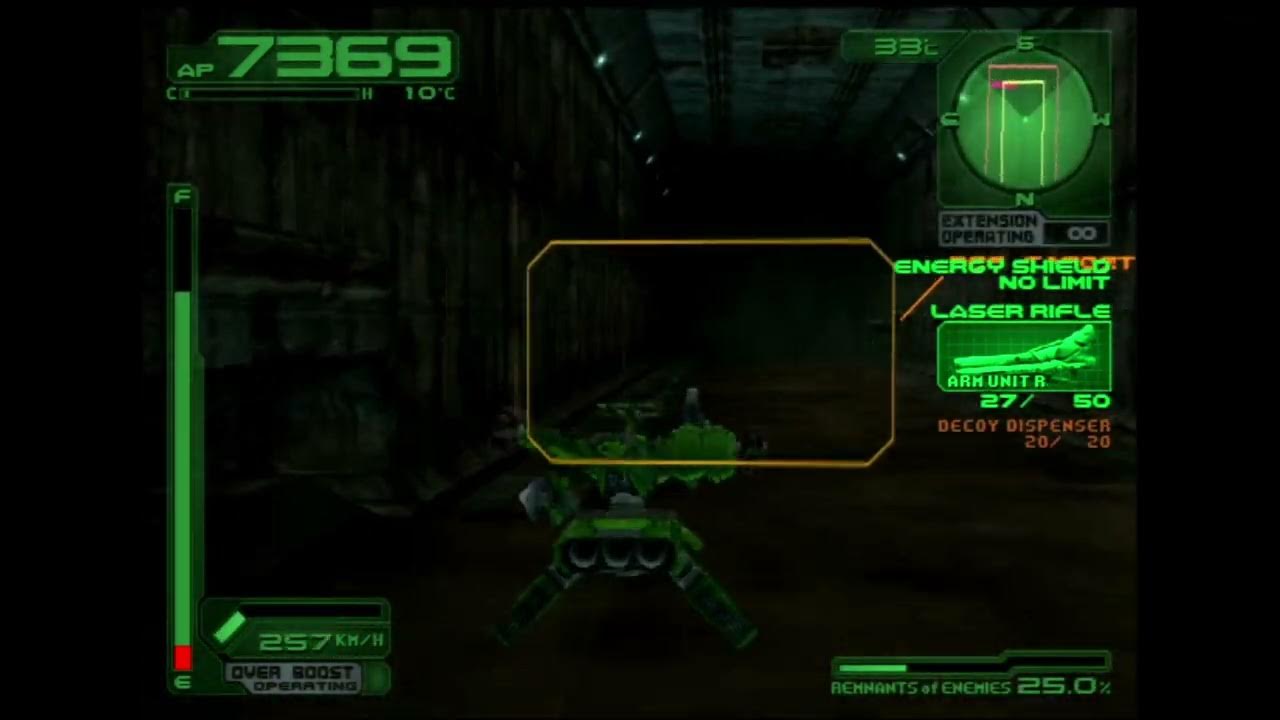 Armored Core 3 Hard Mission Rescue the Survey Team S Rank