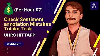 Check Sentiment annotation Mistakes Toloka Task