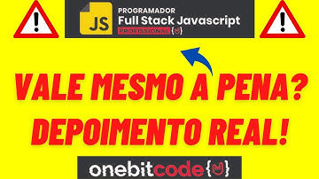 Curso Programador Full Stack JavaScript Vale a Pena? Onebitcode Full Stack É Bom?
