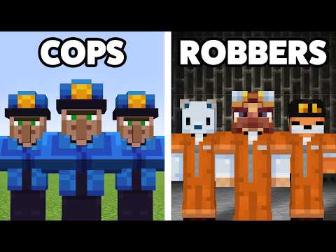 Minecraft, But EVERY Villager Is A Cop