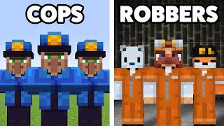 Famous Minecraft, But EVERY Villager Is A Cop Net Worth